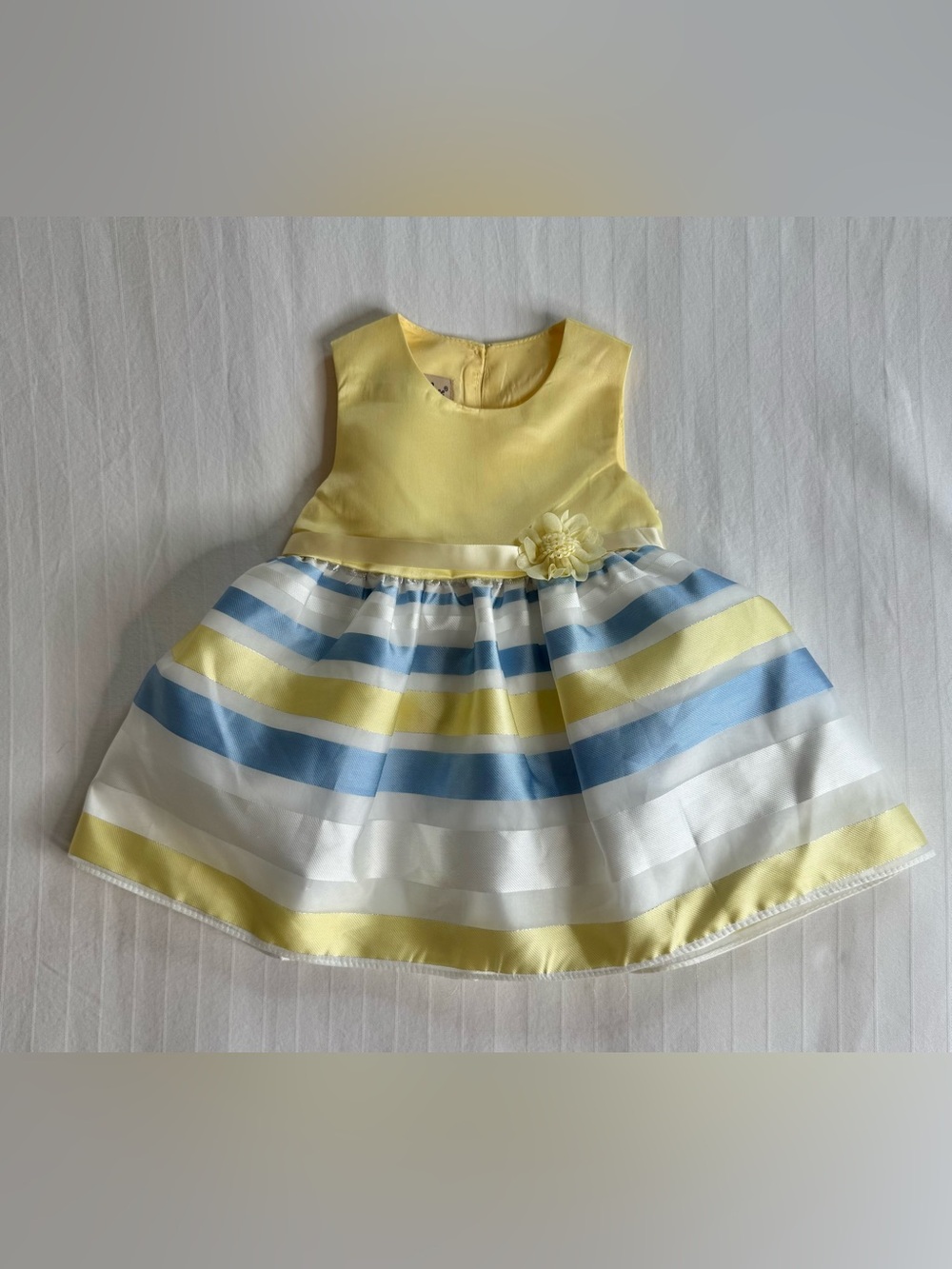 Purple Rose Baby Girls' Striped Dress 12M Like New
